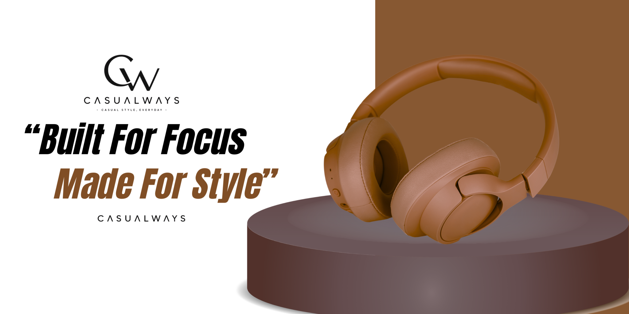Brown White Modern Mens collection Banner (1)